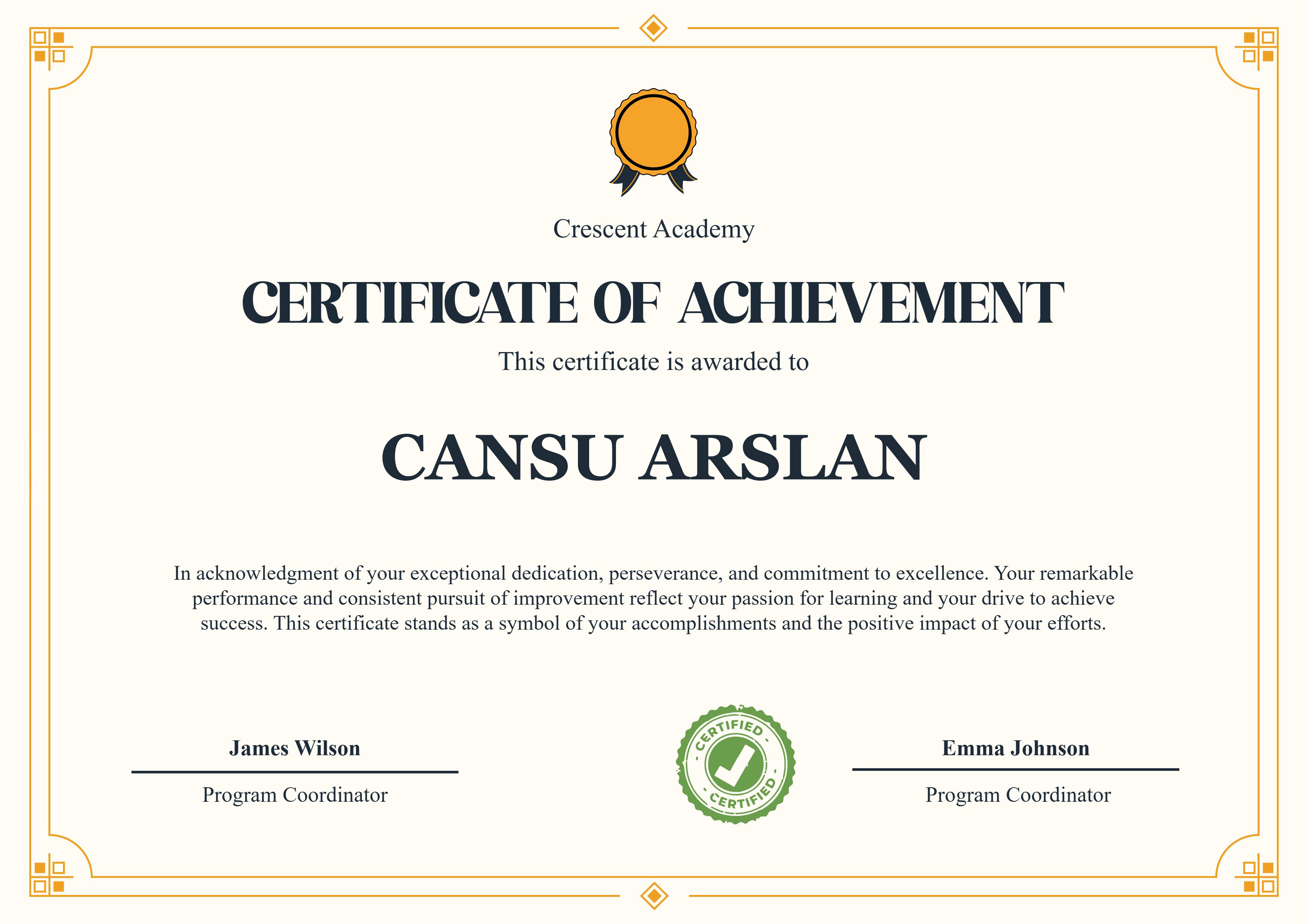 Başarı Sertifikası